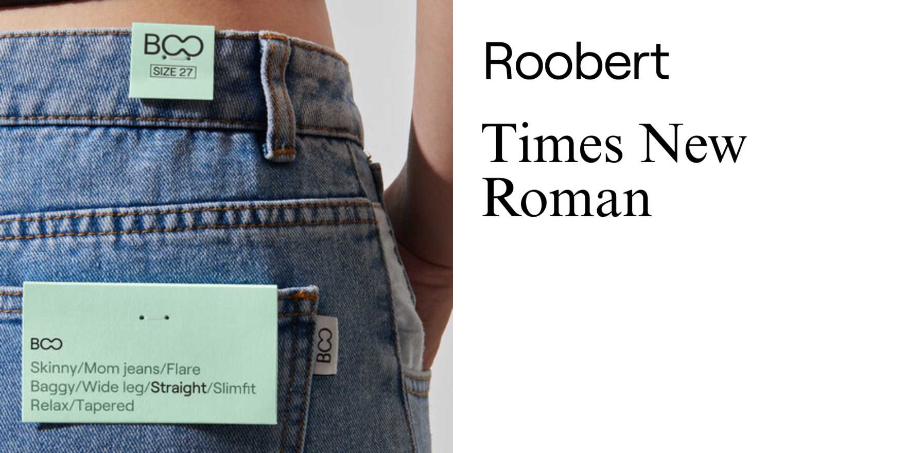 BOO streetwear - Fonts In Use