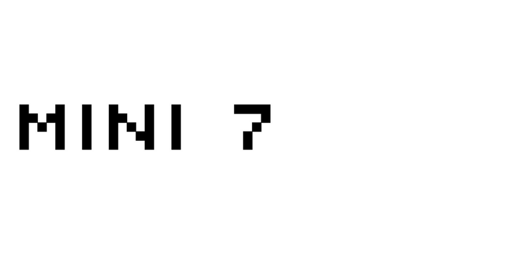 Mini 7 in use - Fonts In Use