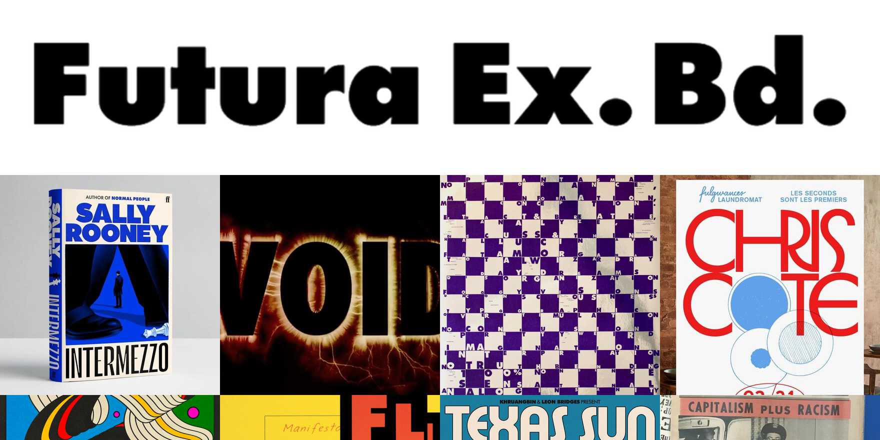 Futura Extra Bold in use Fonts In Use