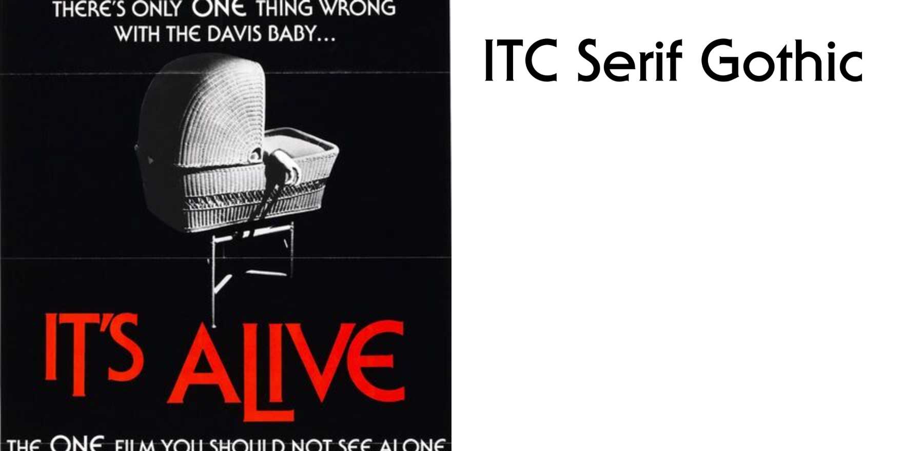 it movie poster font