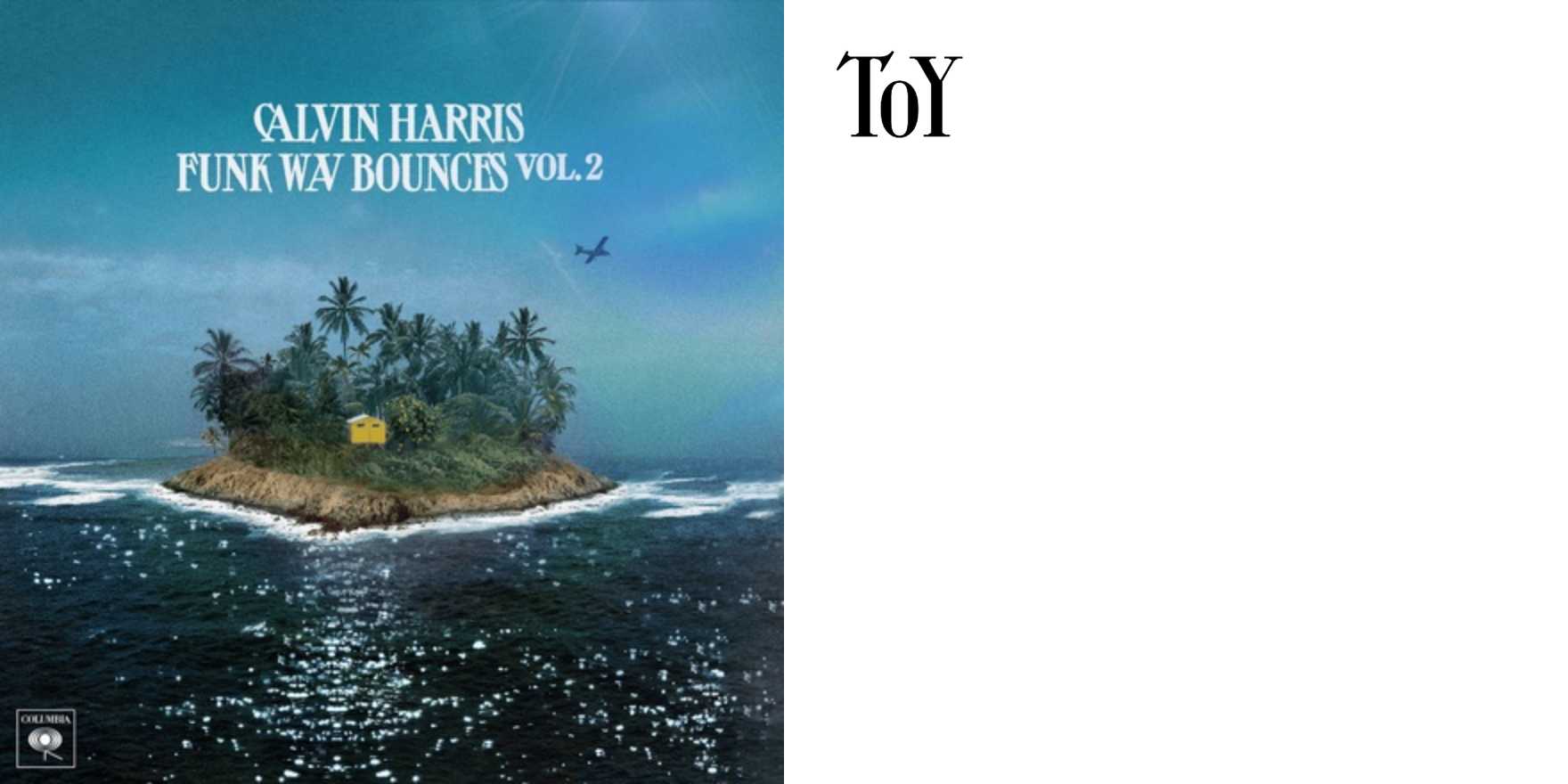 Calvin Harris – Funk Wav Bounces Vol. 2 album art - Fonts In Use