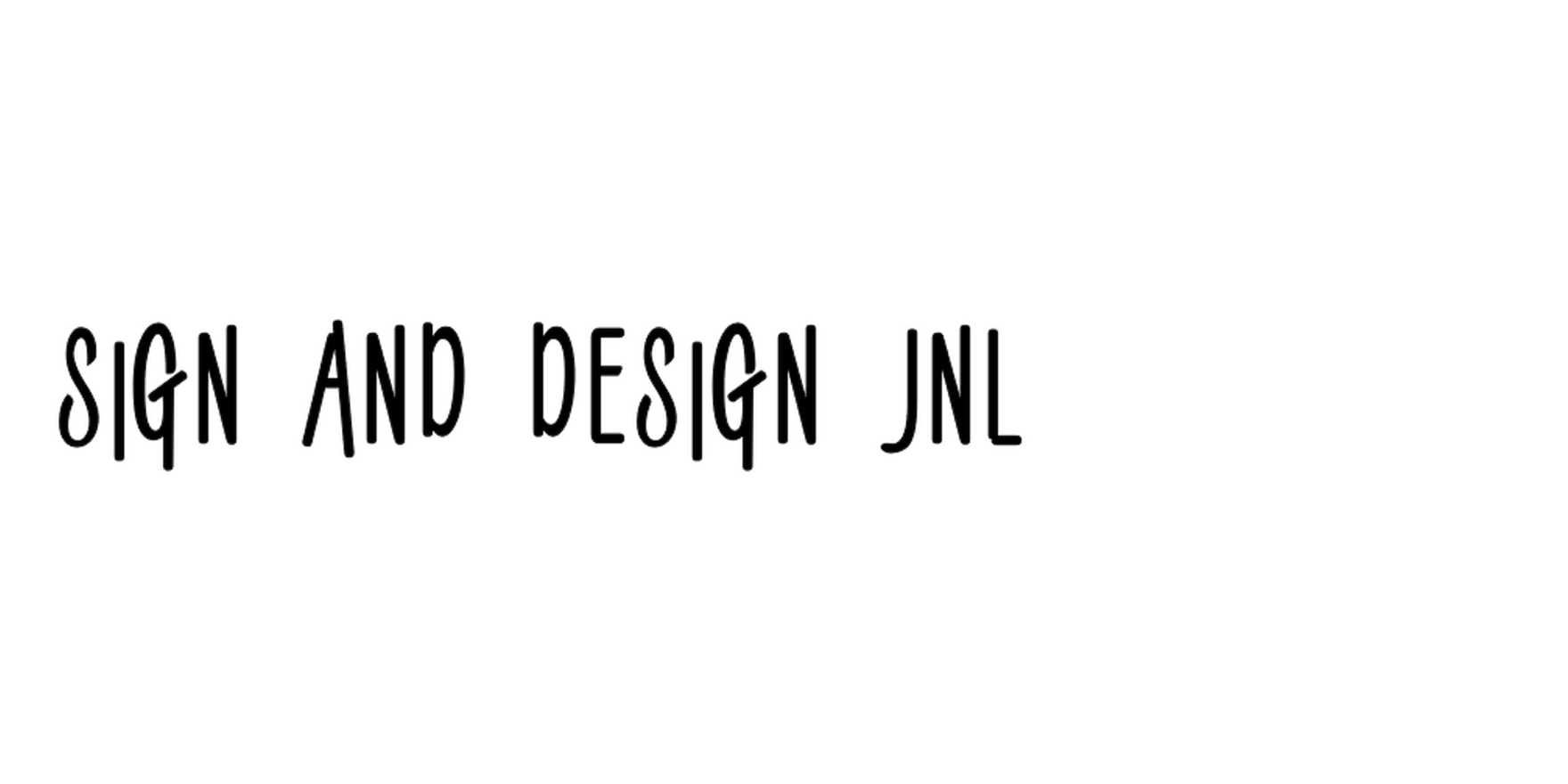 Sign And Design JNL in use - Fonts In Use