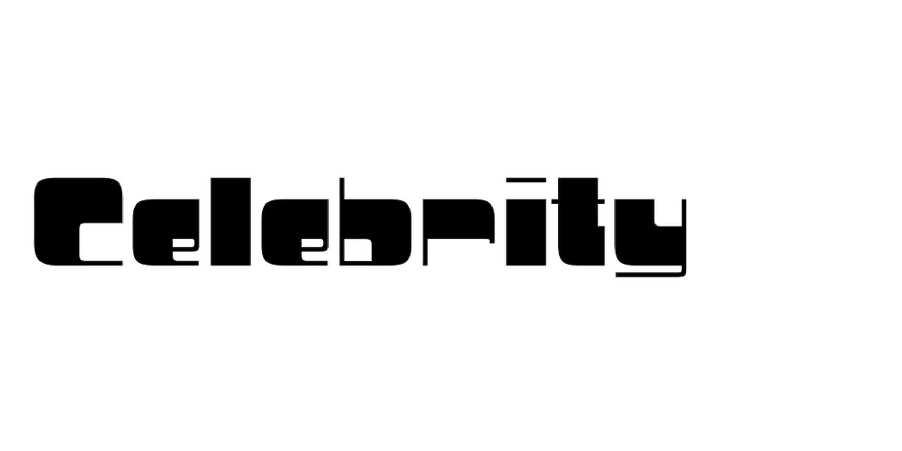 Celebrity in use - Fonts In Use