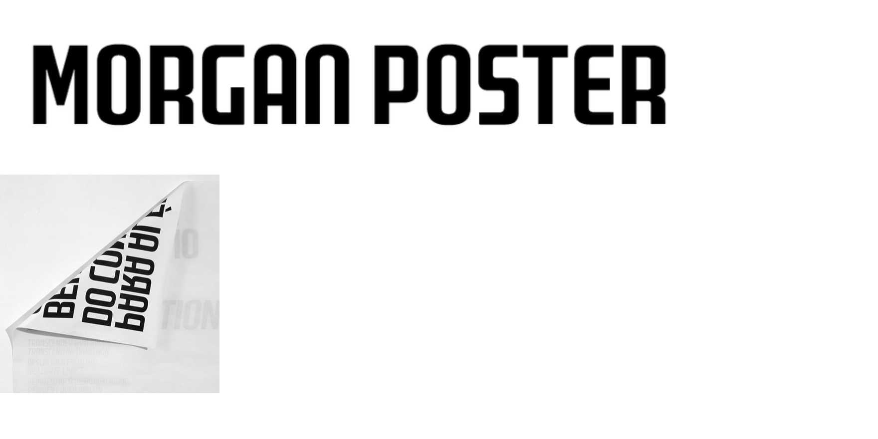 Morgan Poster in use - Fonts In Use