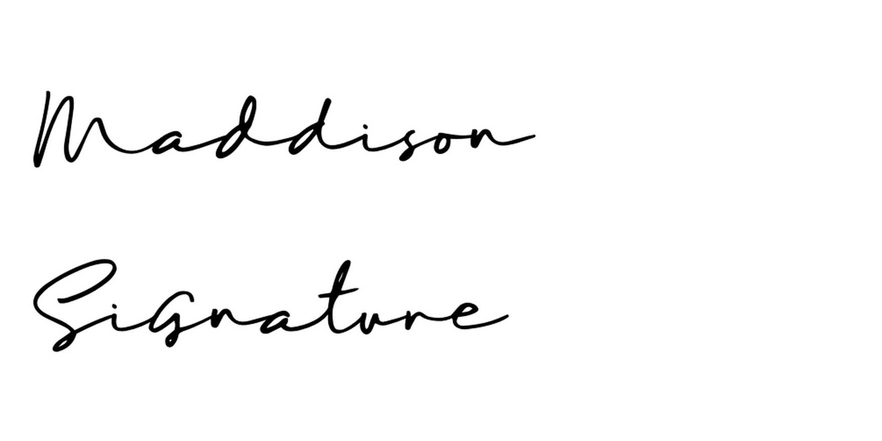 Maddison Signature in use - Fonts In Use