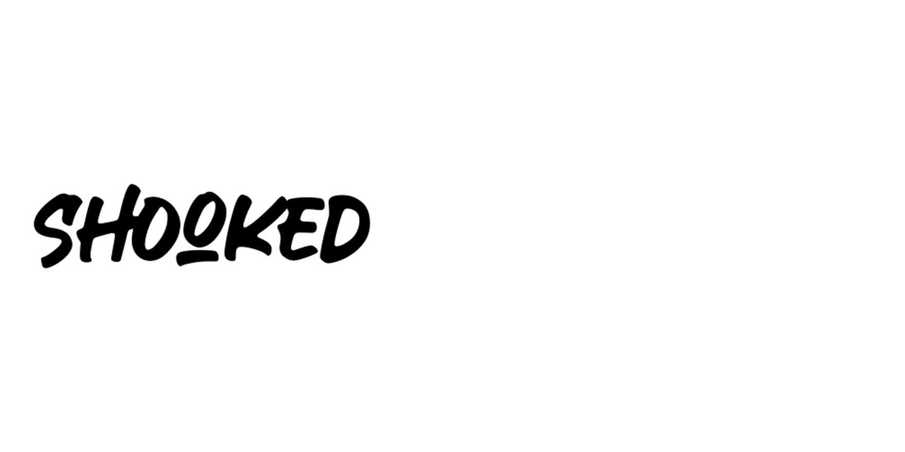 Shooked in use - Fonts In Use