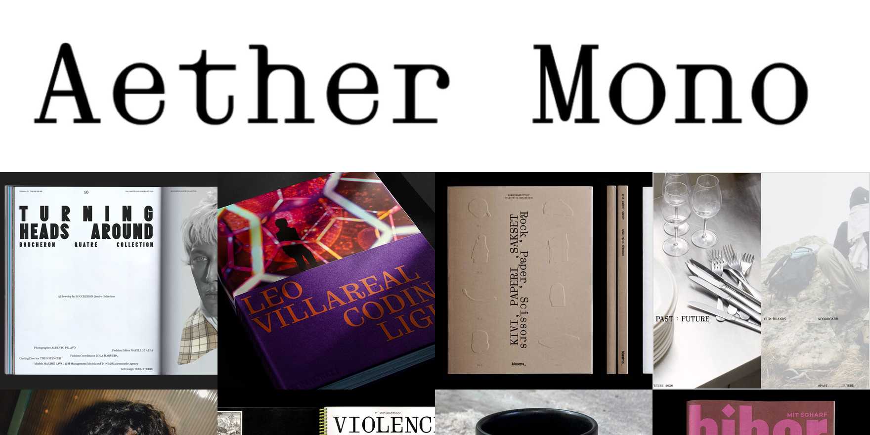 Aether Mono in use - Fonts In Use