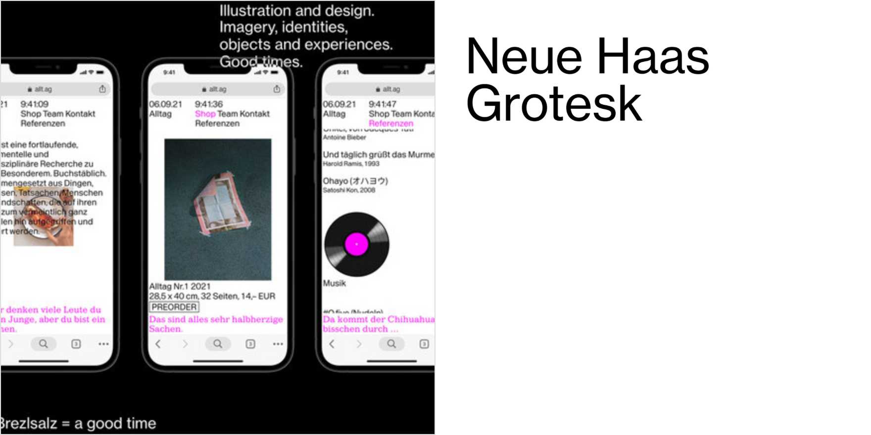 Fekry Helal website - Fonts In Use