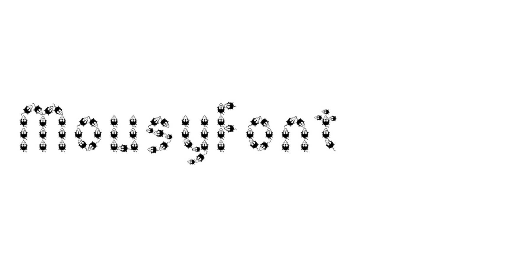 MousyFont in use - Fonts In Use