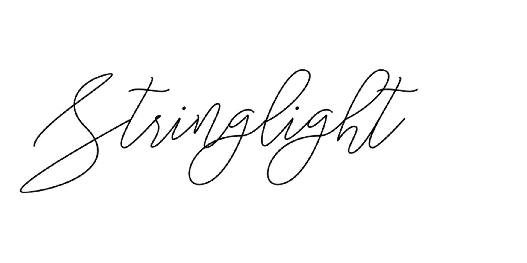 Stringlight in use - Fonts In Use