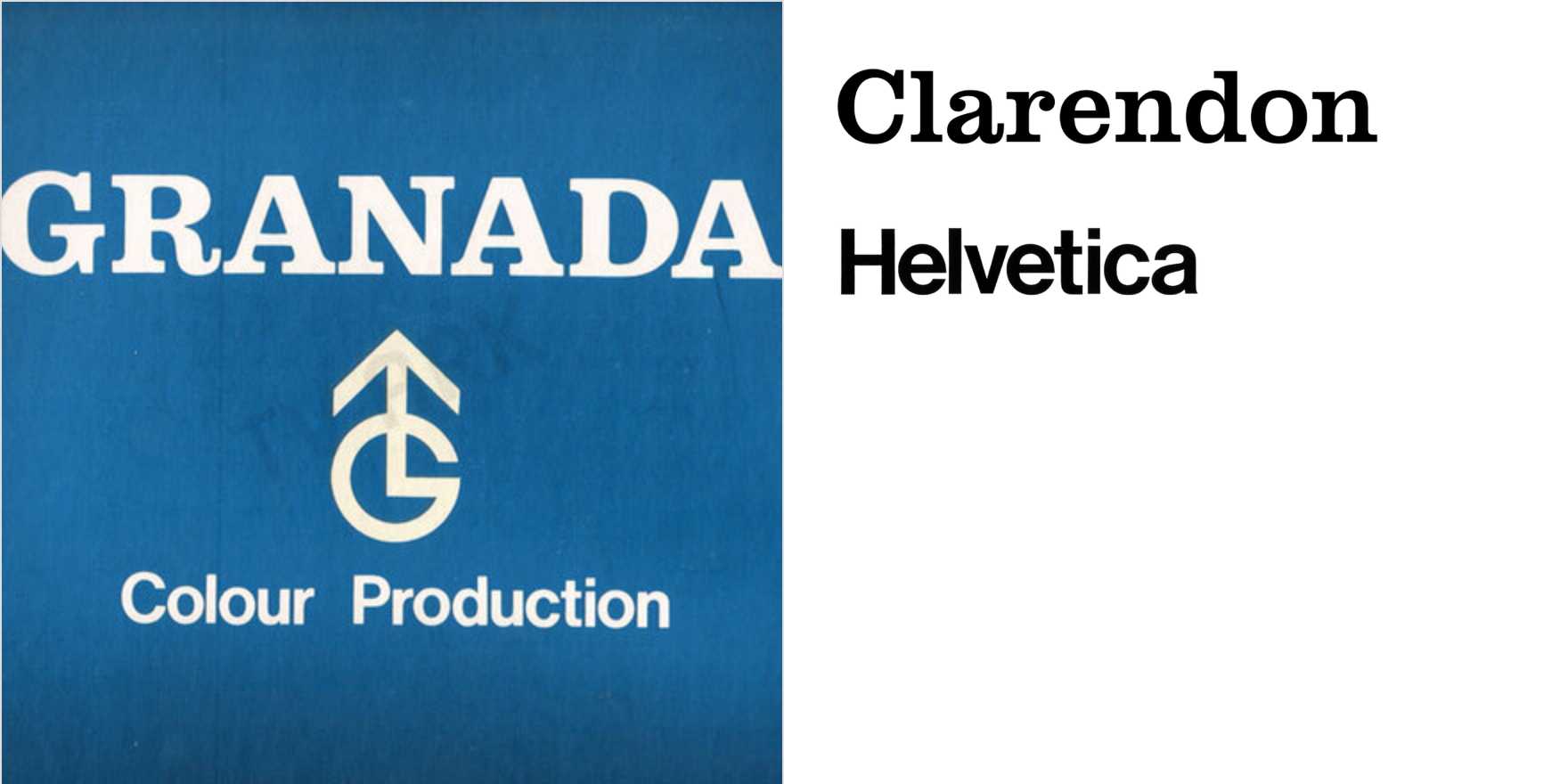 Granada TV title card (1970s, 1980s) - Fonts In Use