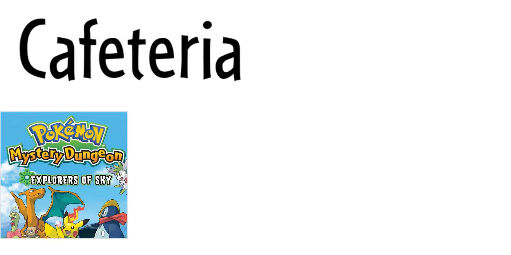 Cafeteria in use Fonts In Use