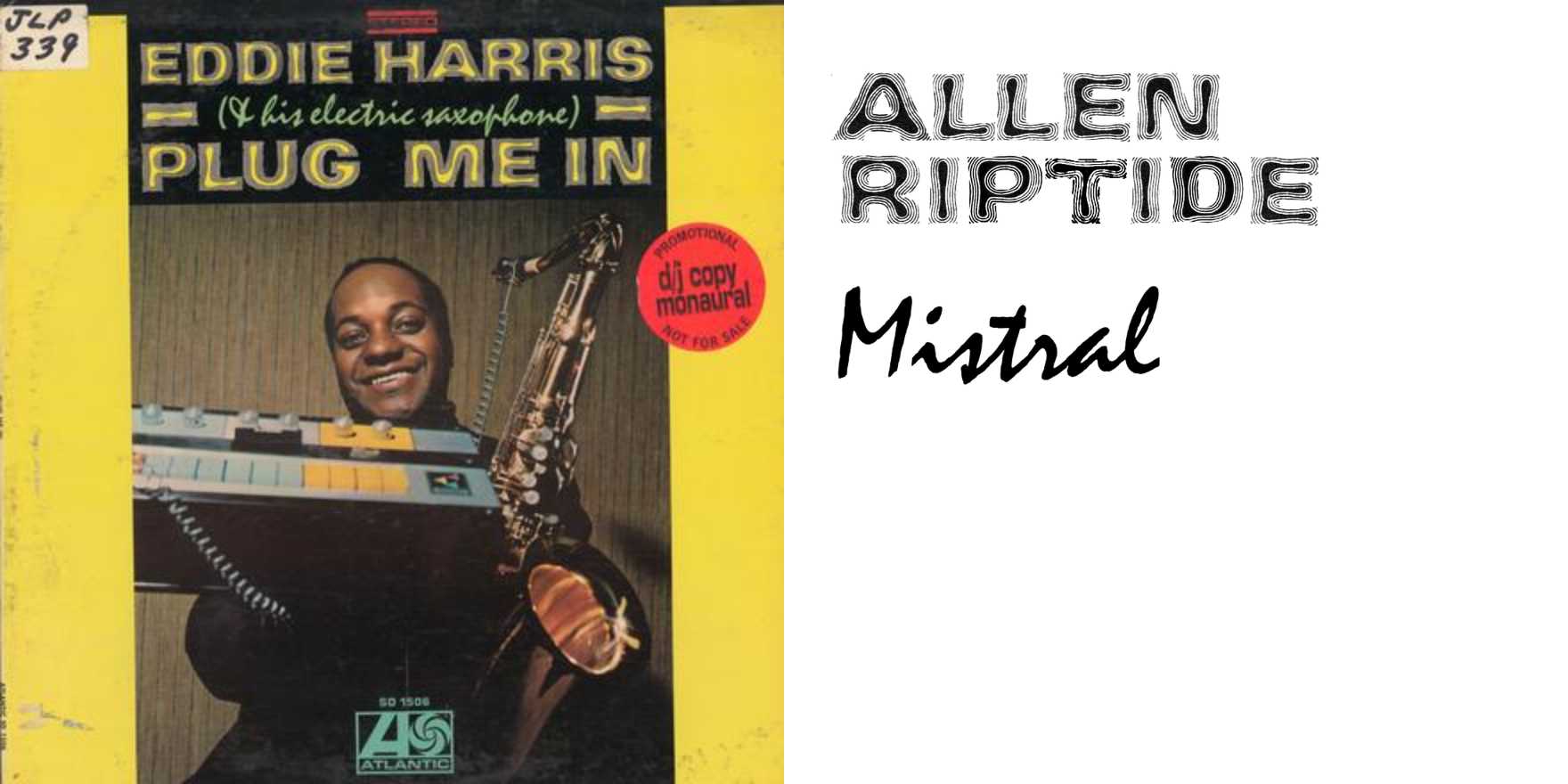 Eddie Harris – Plug Me In album art - Fonts In Use