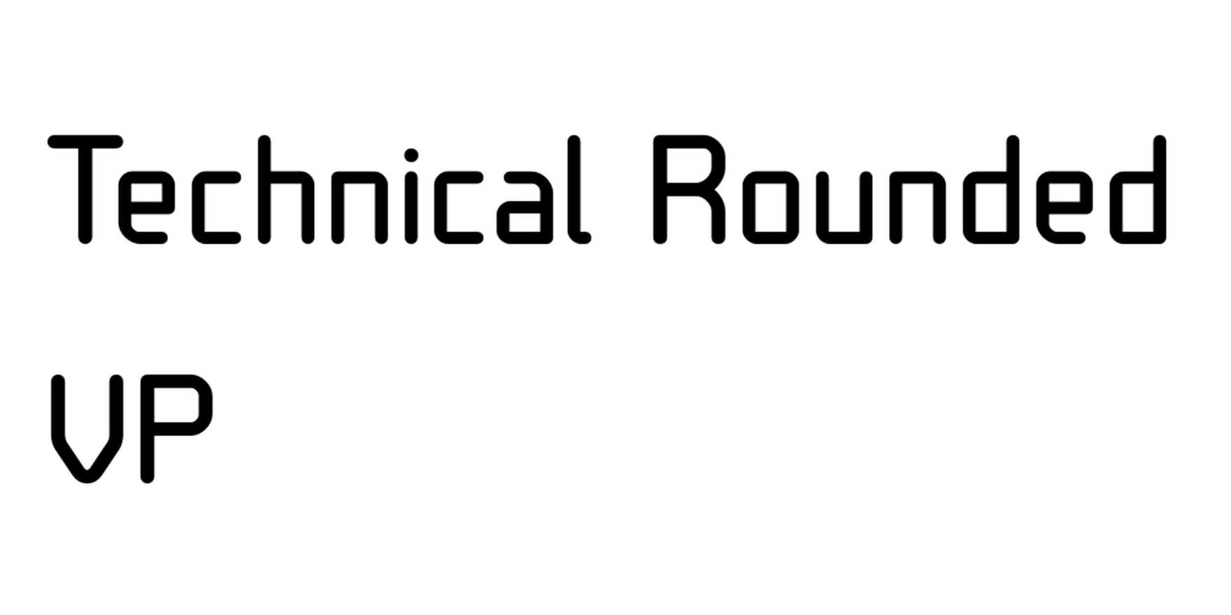 Technical Rounded VP in use - Fonts In Use