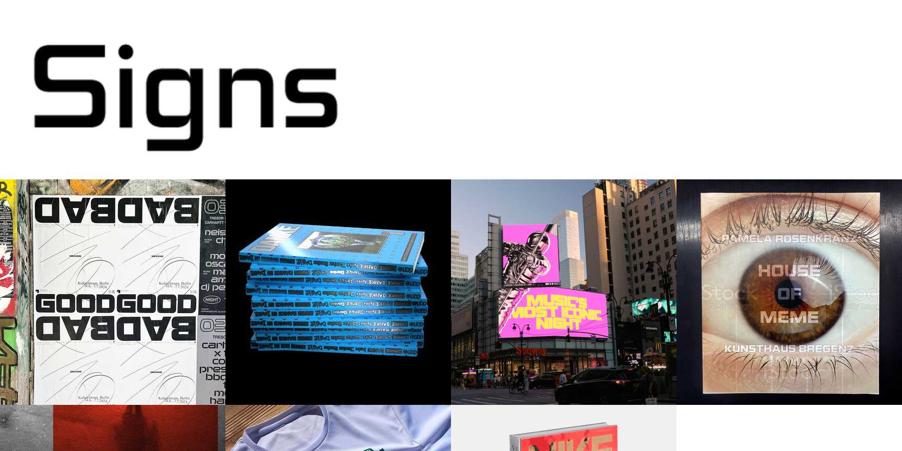 Signs in use - Fonts In Use
