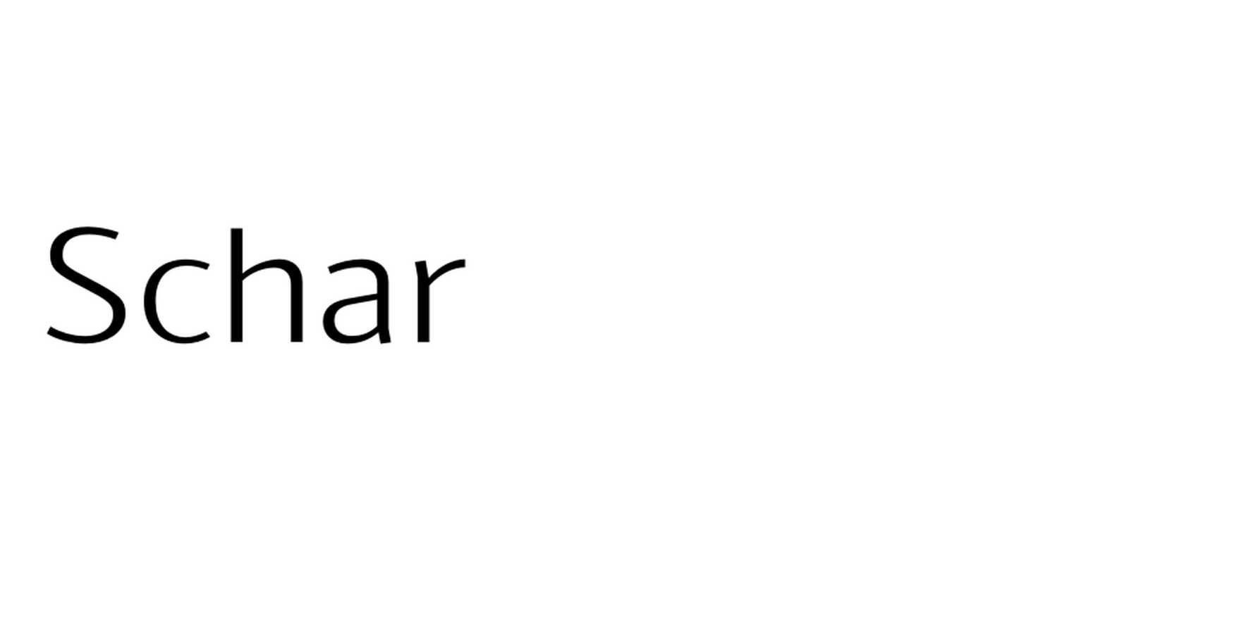 Schar in use - Fonts In Use