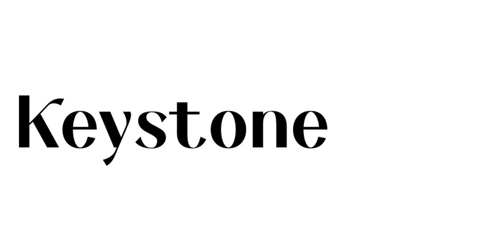 Keystone in use - Fonts In Use