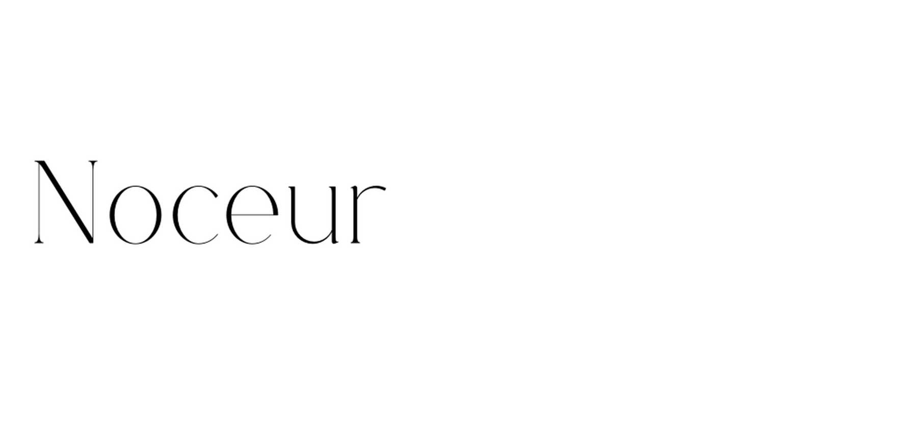 Noceur in use - Fonts In Use