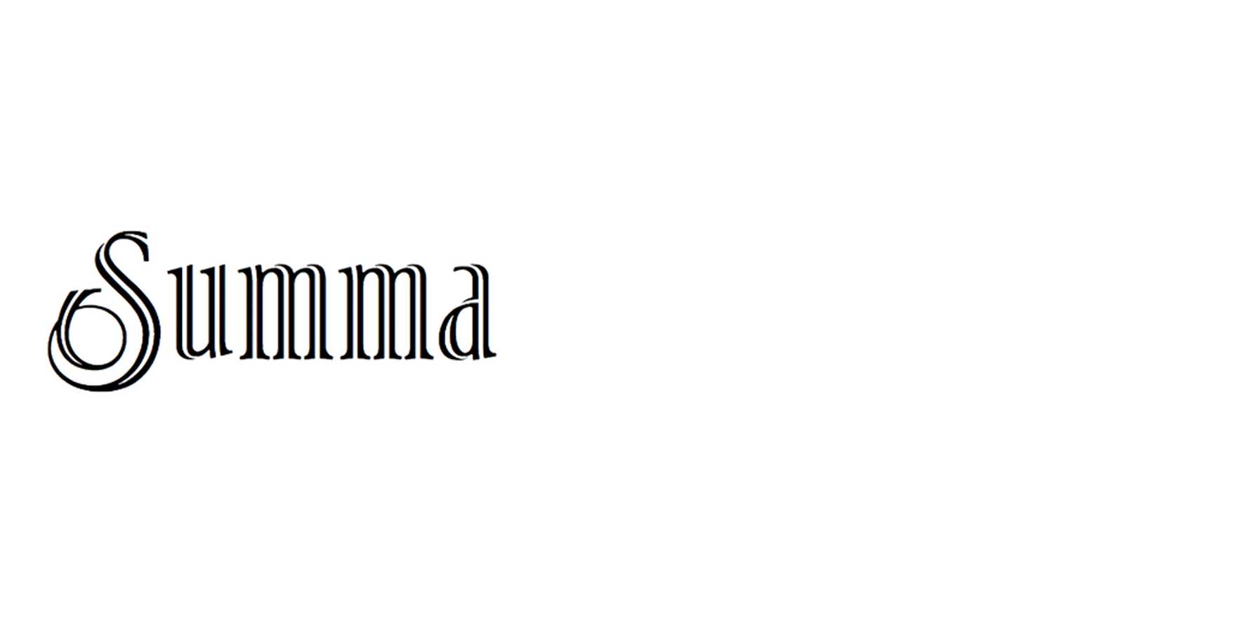 Summa in use - Fonts In Use