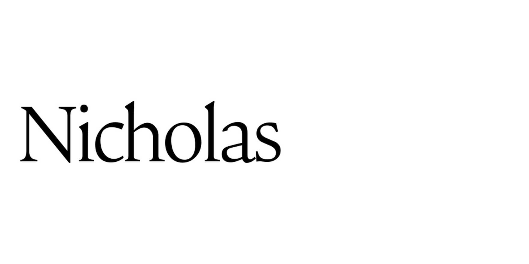 Nicholas in use - Fonts In Use