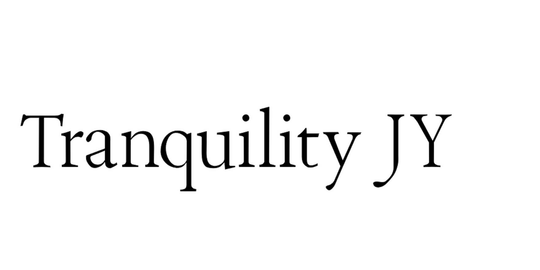 Tranquility JY in use - Fonts In Use
