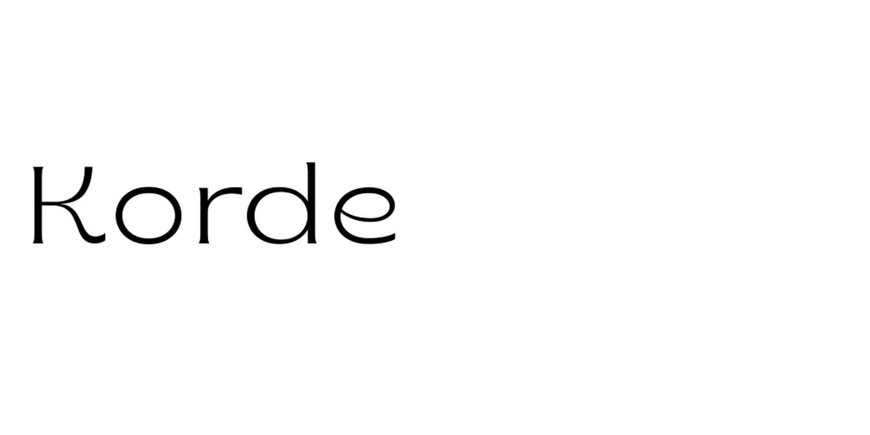 Korde in use - Fonts In Use