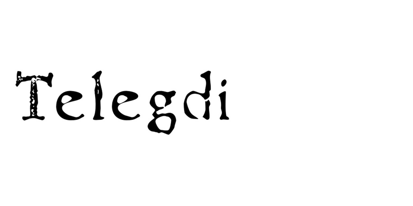 Telegdi in use - Fonts In Use