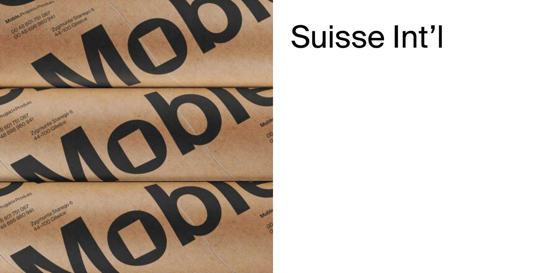 Moble - Fonts In Use