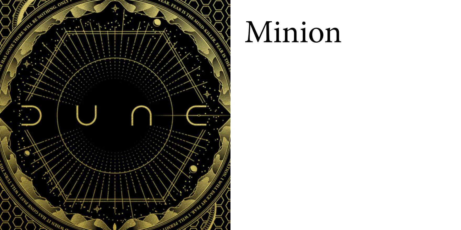 Dune (2021) poster - Fonts In Use