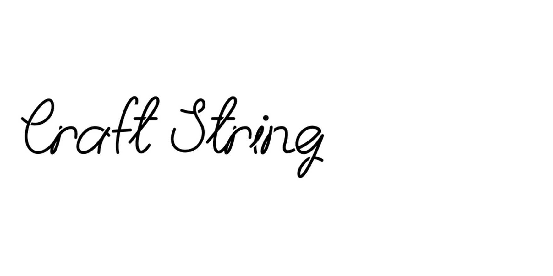 Craft String in use - Fonts In Use
