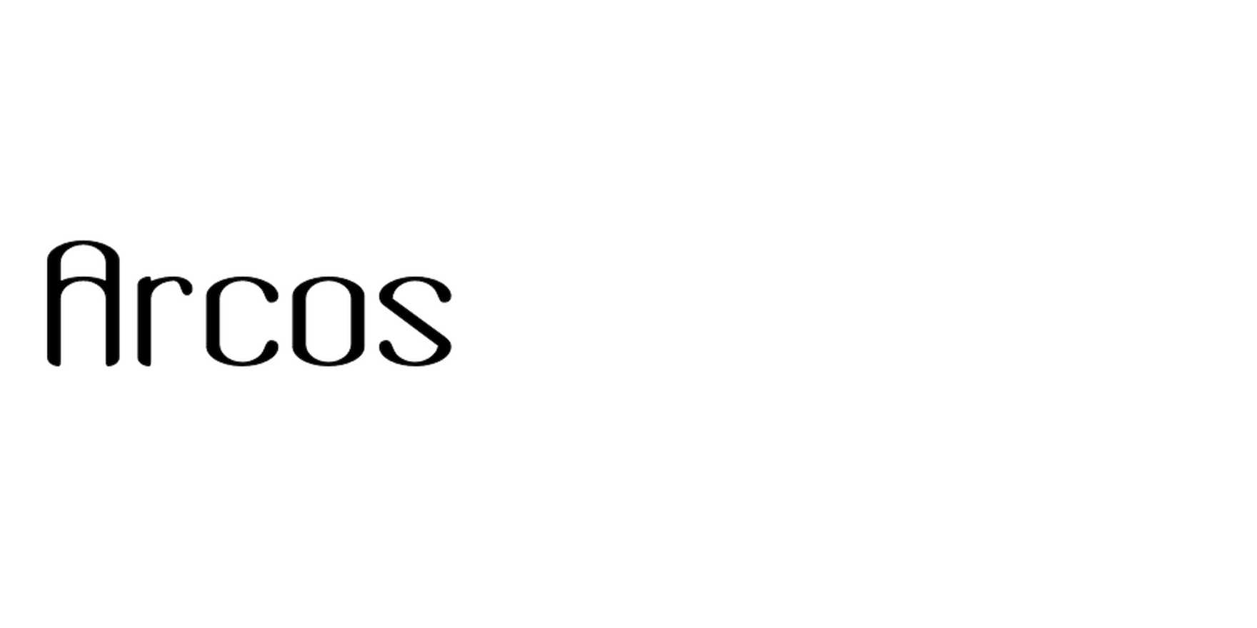 Arcos in use - Fonts In Use