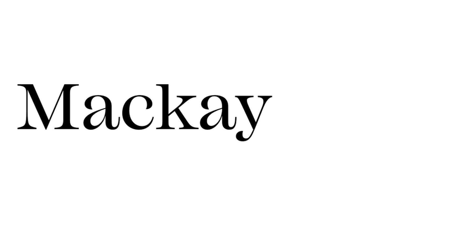 Mackay in use - Fonts In Use