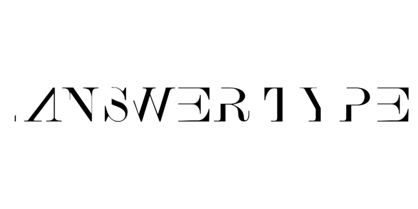 Answer Type in use - Fonts In Use