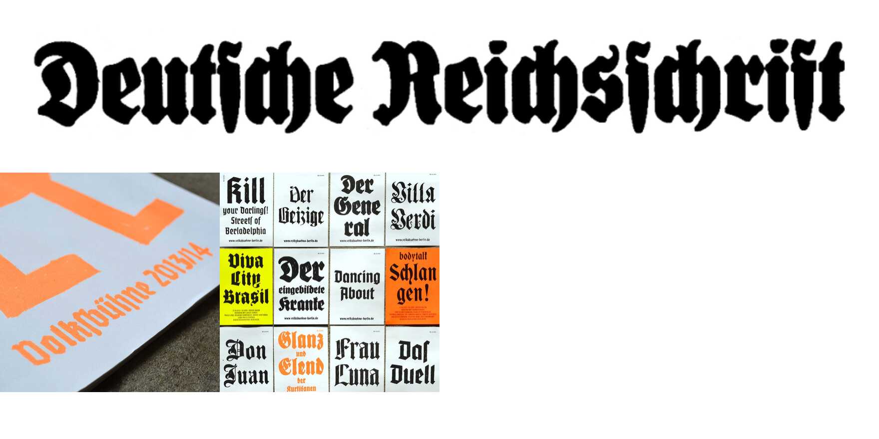 Deutsche Reichsschrift in use - Fonts In Use
