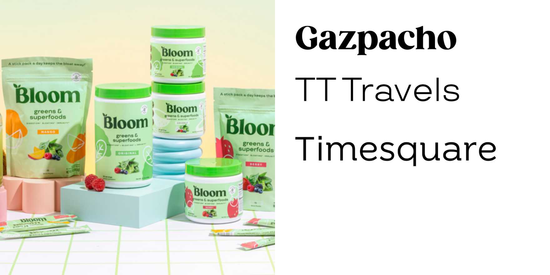 Bloom brand and packaging redesign - Fonts In Use