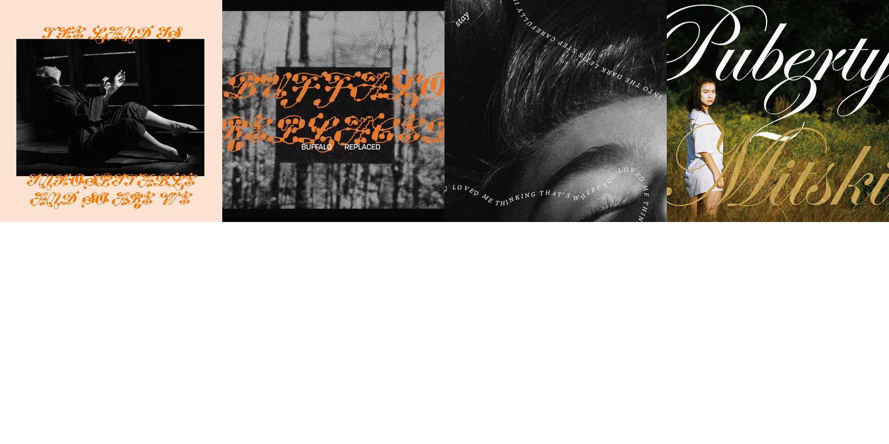 Mitski - Fonts In Use