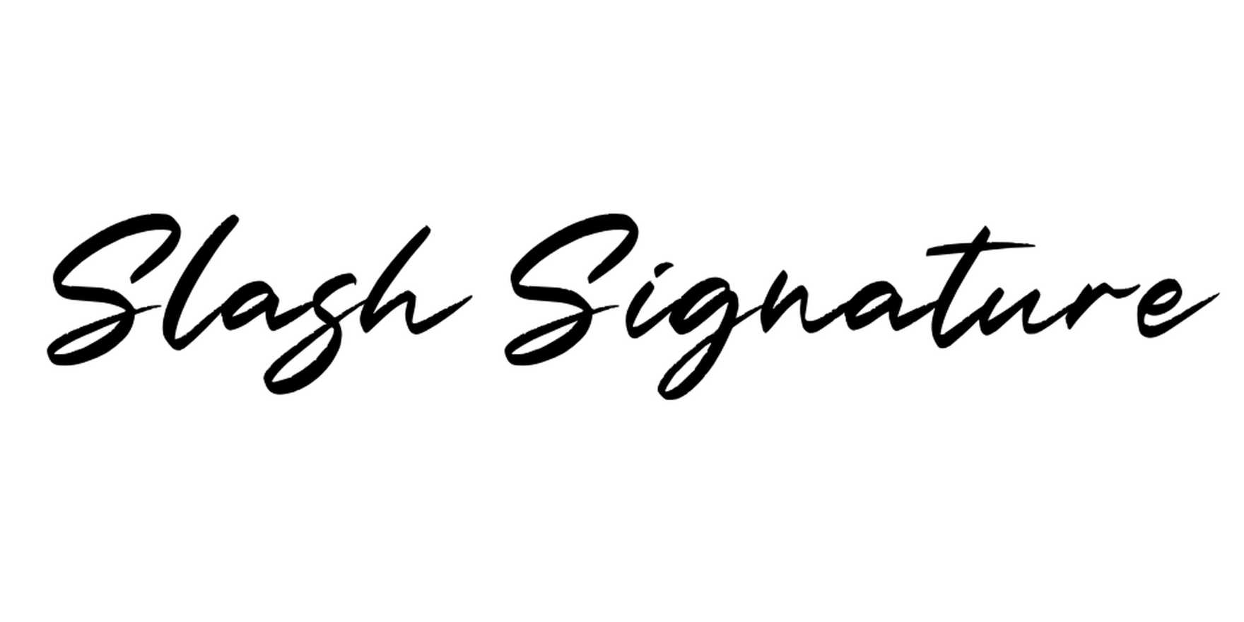 Slash Signature in use - Fonts In Use