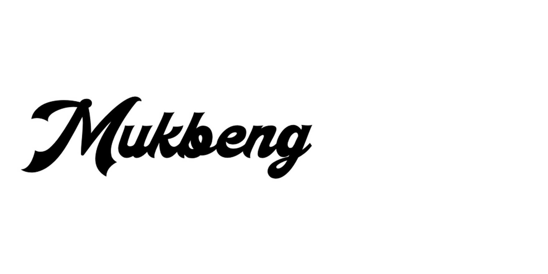 Mukbeng in use - Fonts In Use