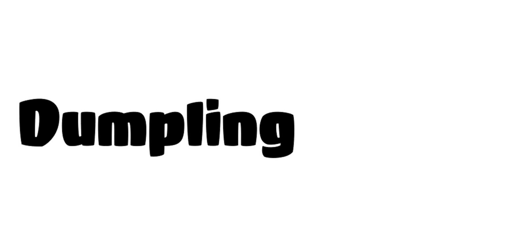 Dumpling in use - Fonts In Use