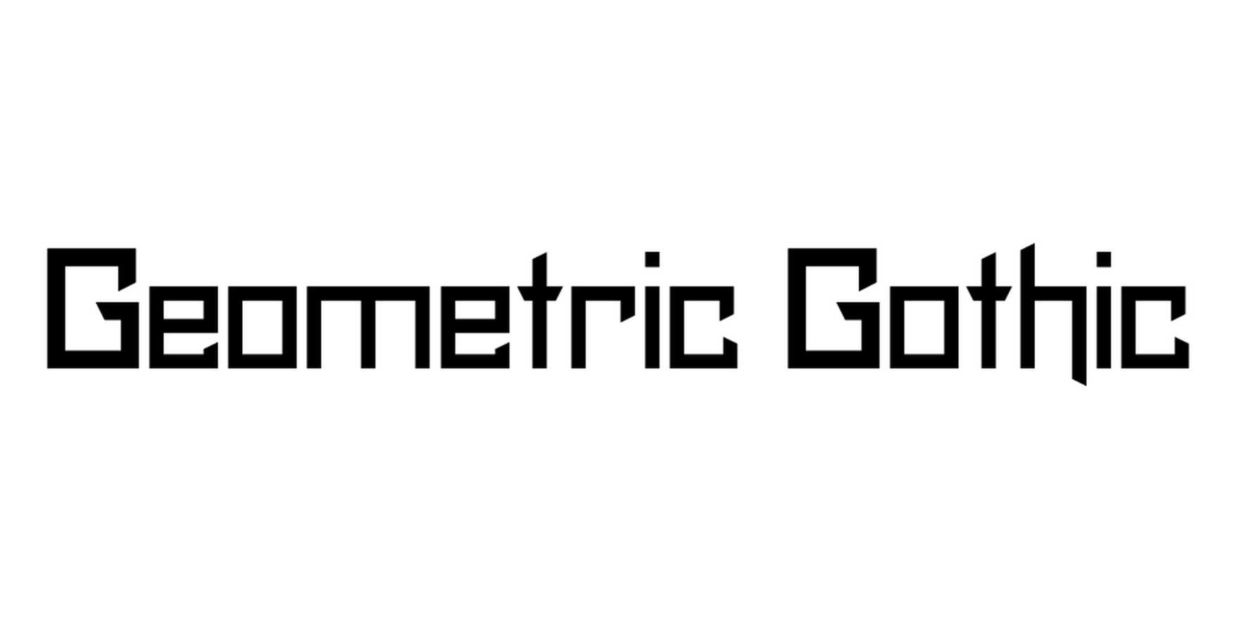Geometric Gothic in use - Fonts In Use