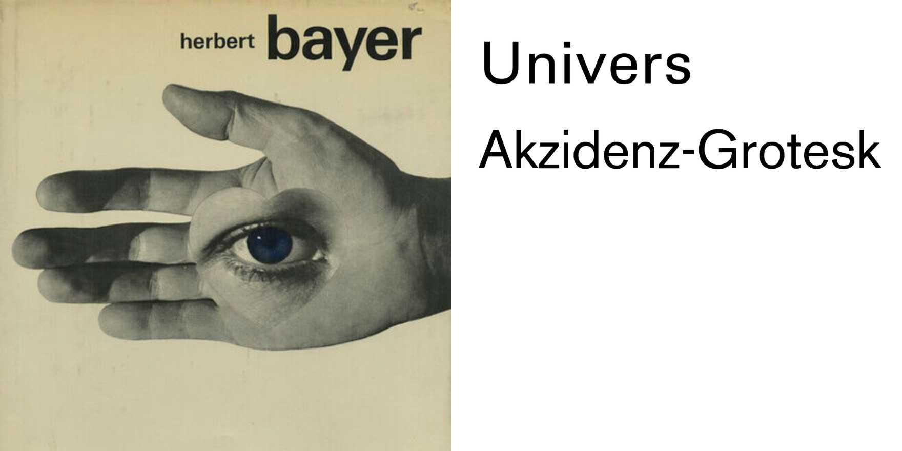 Herbert Bayer. Painter, Designer, Architect - Fonts In Use Herbert Bayer. Painter, Designer, Architect - Fonts In Use